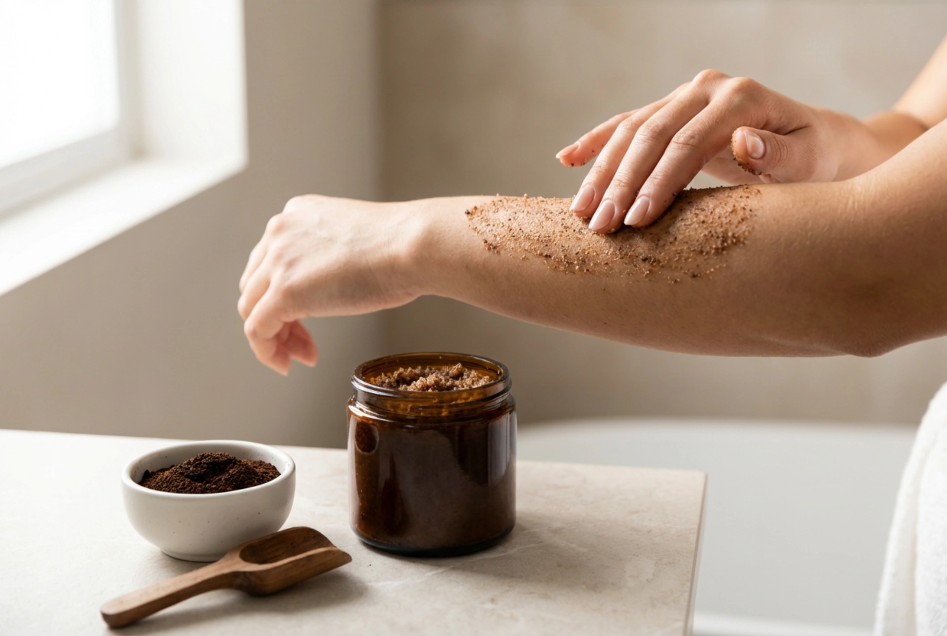 Anti-Cellulite-Peeling Schritt für Schritt: Inhaltsstoffe, Technik und Häufigkeit