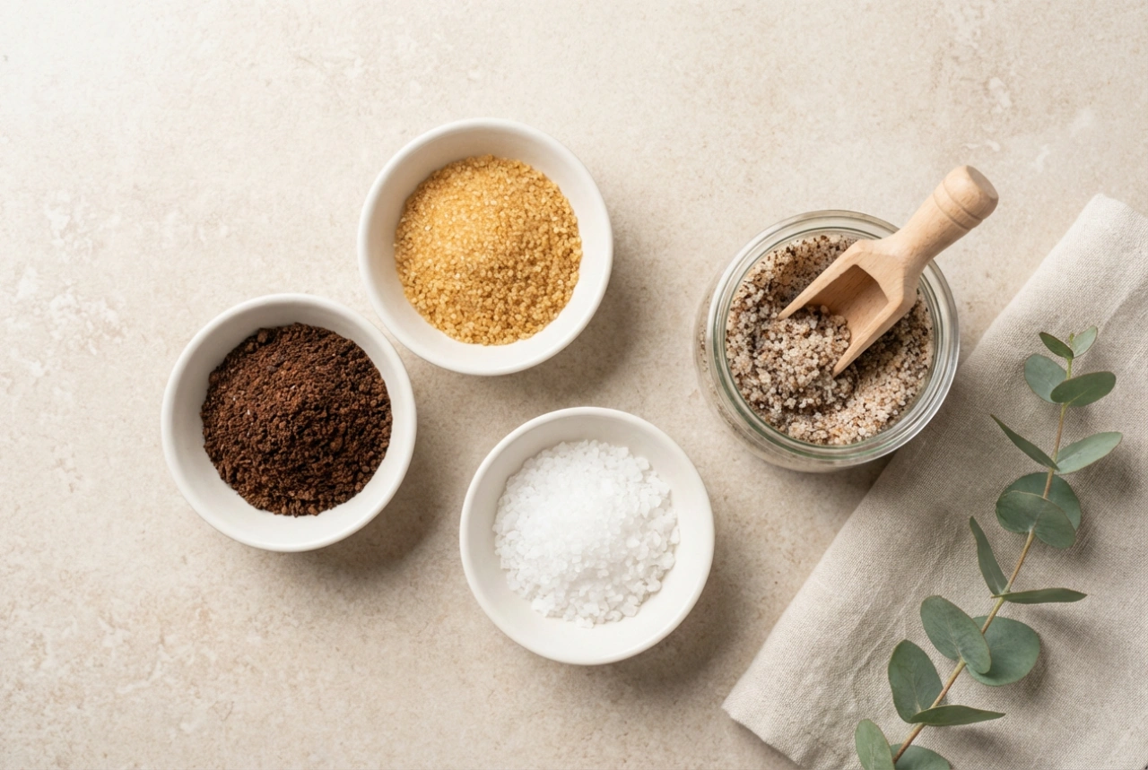 Hausgemachtes Körperpeeling: Rezepte mit Zutaten aus der Küche