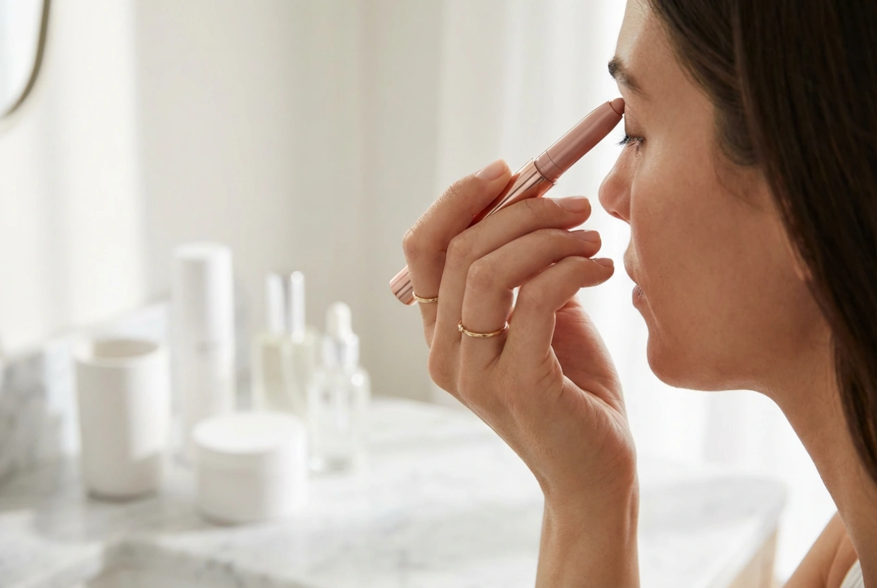 Lidschattenstift: Schnelles Make-up, Verblenden und Fixieren