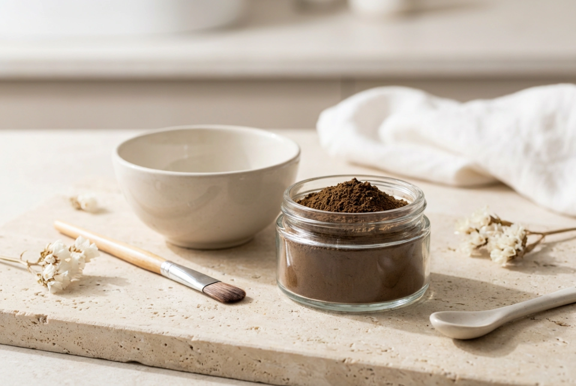 Augenbrauen färben mit Puder-Henna: Vorbereitung und Anwendung