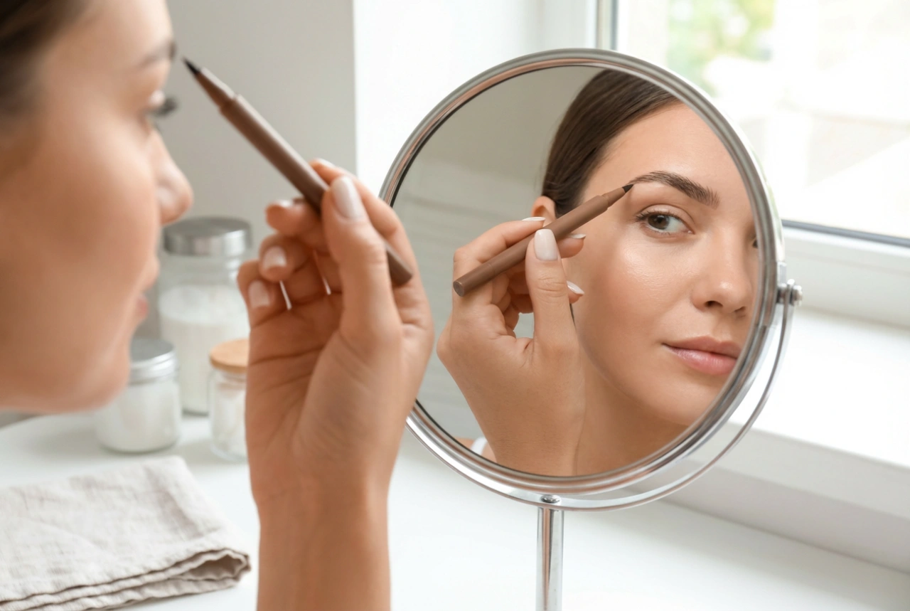 Augenbrauenstift für den Haarstrich-Effekt: Natürlich definierte Brauen ohne Überzeichnen