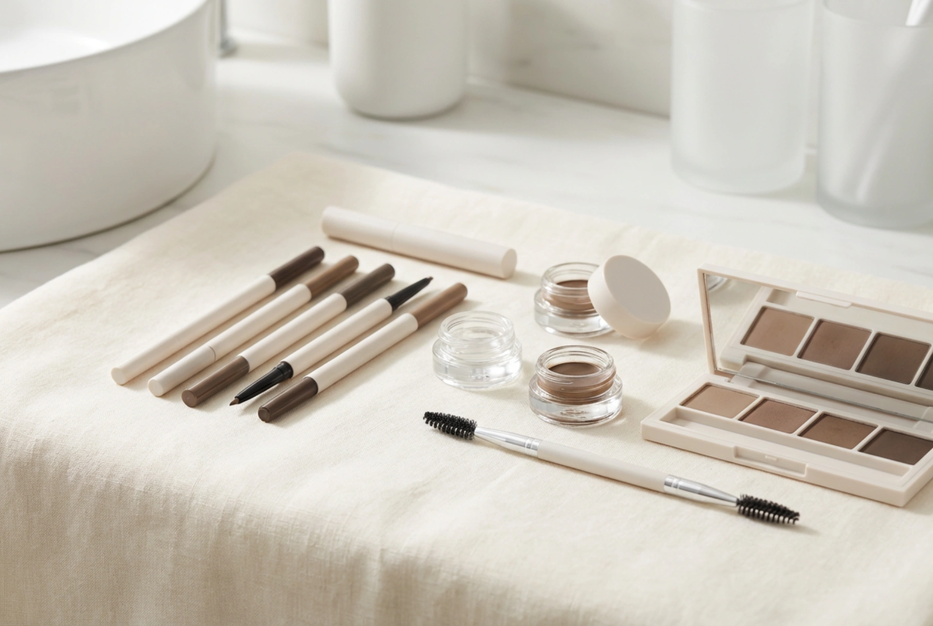 Augenbrauenstyling-Produkte: Wie man sie kombiniert und anwendet