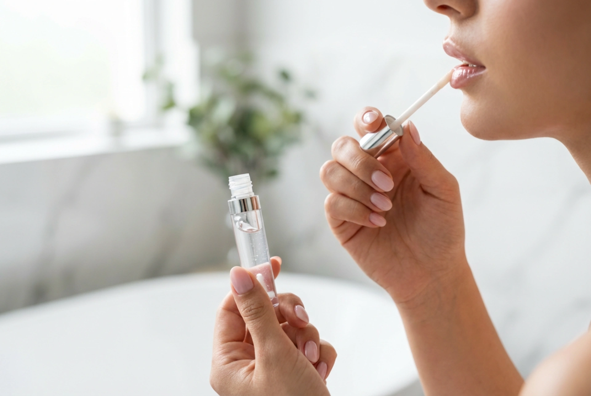 Nicht-klebriger Lipgloss: Richtig auftragen, schichten und fixieren
