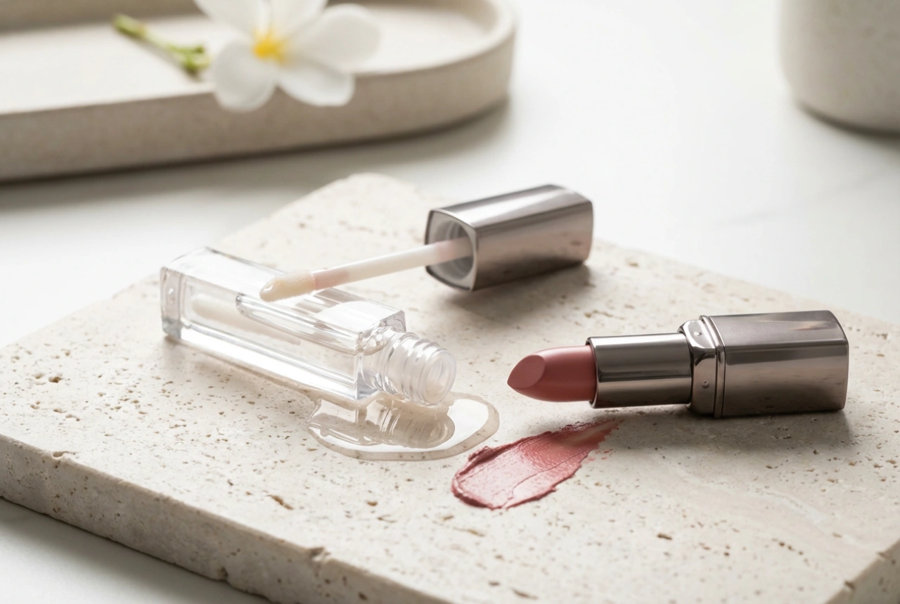 Lipgloss für Tag und Abend: Auftragen und Kombination mit Lippenstift