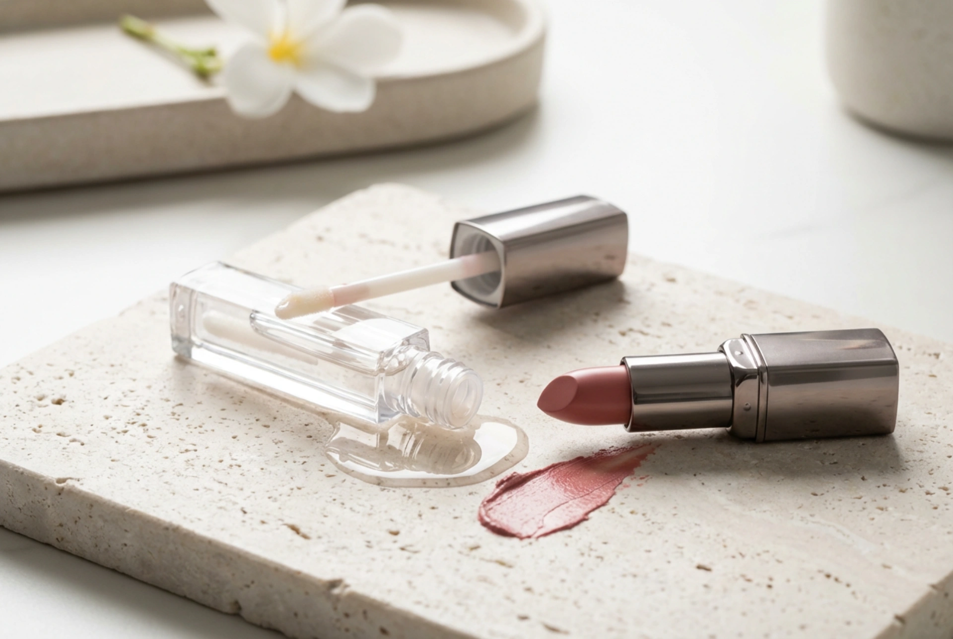 Lipgloss für Tag und Abend: Auftragen und Kombination mit Lippenstift
