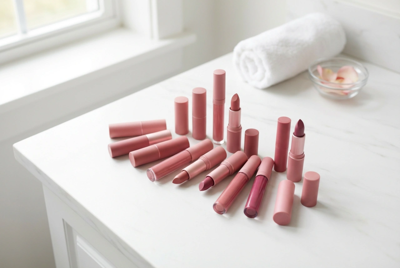 Rosafarbener Lippenstift: Den richtigen Farbton finden und täglich tragen