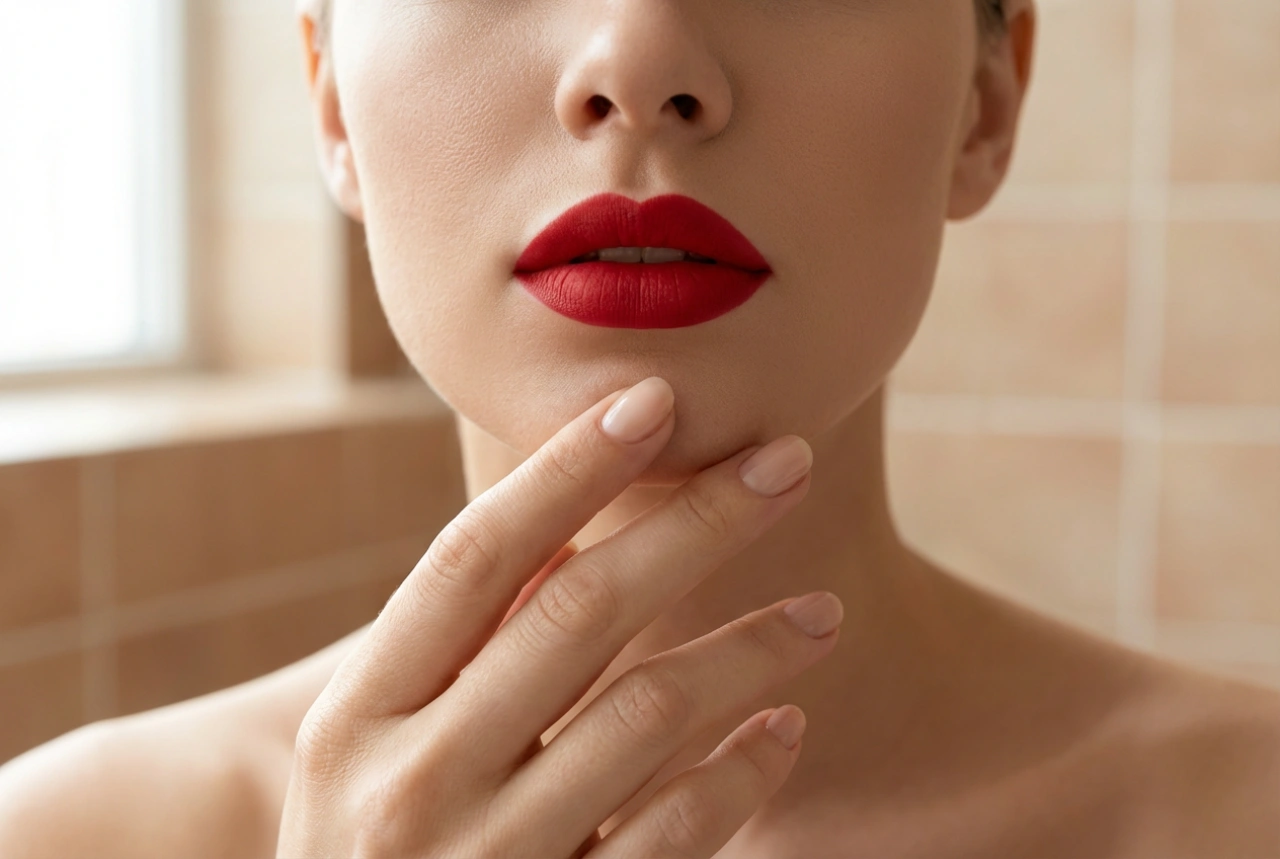 Roter Lippenstift Schritt für Schritt: Vorbereitung der Lippen, Kontur und Haltbarkeit