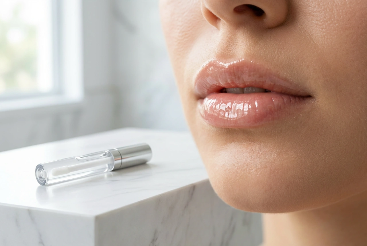 Transparenter Lipgloss für jeden Anlass: Solo und über dem Lippenstift richtig tragen