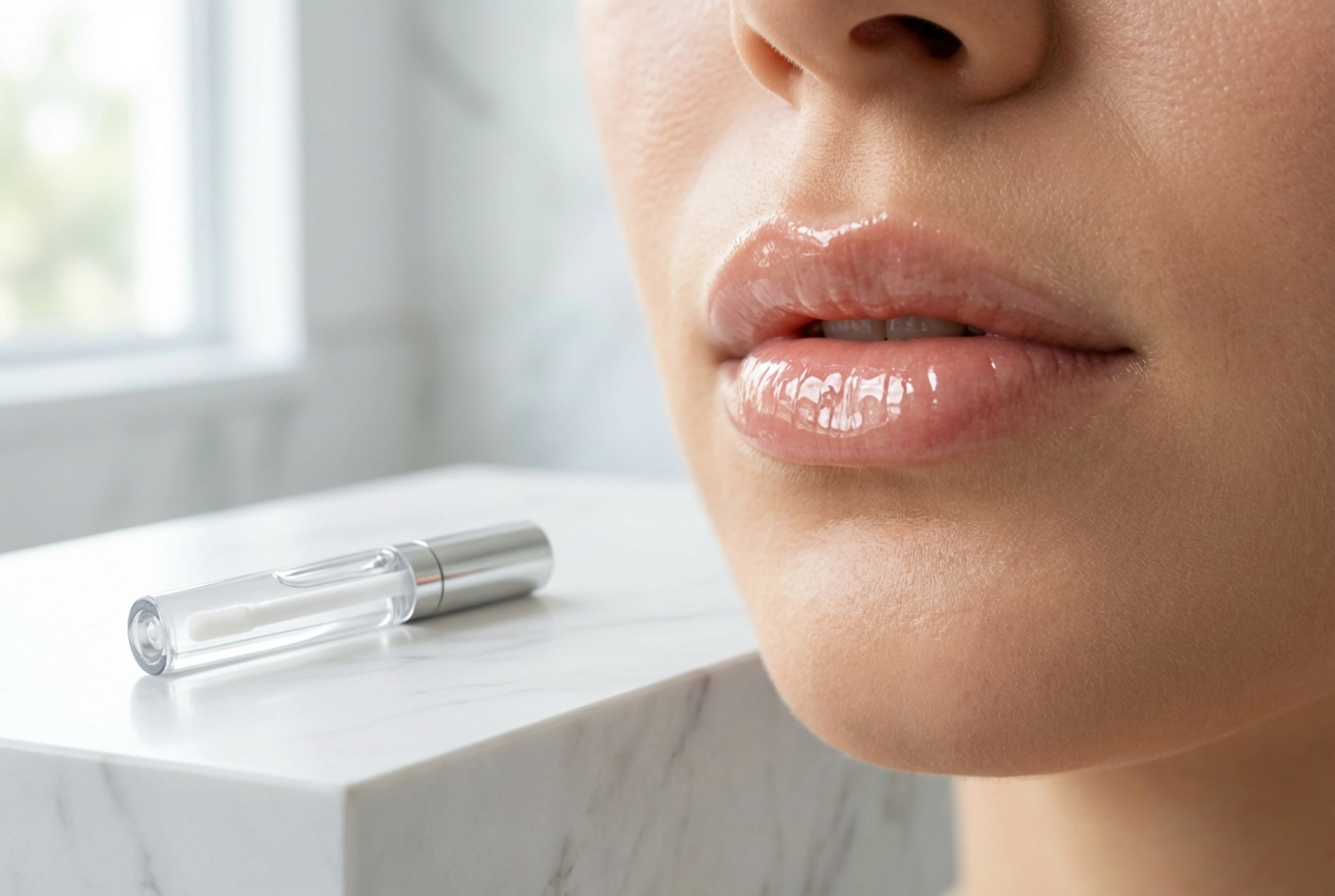 Transparenter Lipgloss für jeden Anlass: Solo und über dem Lippenstift richtig tragen