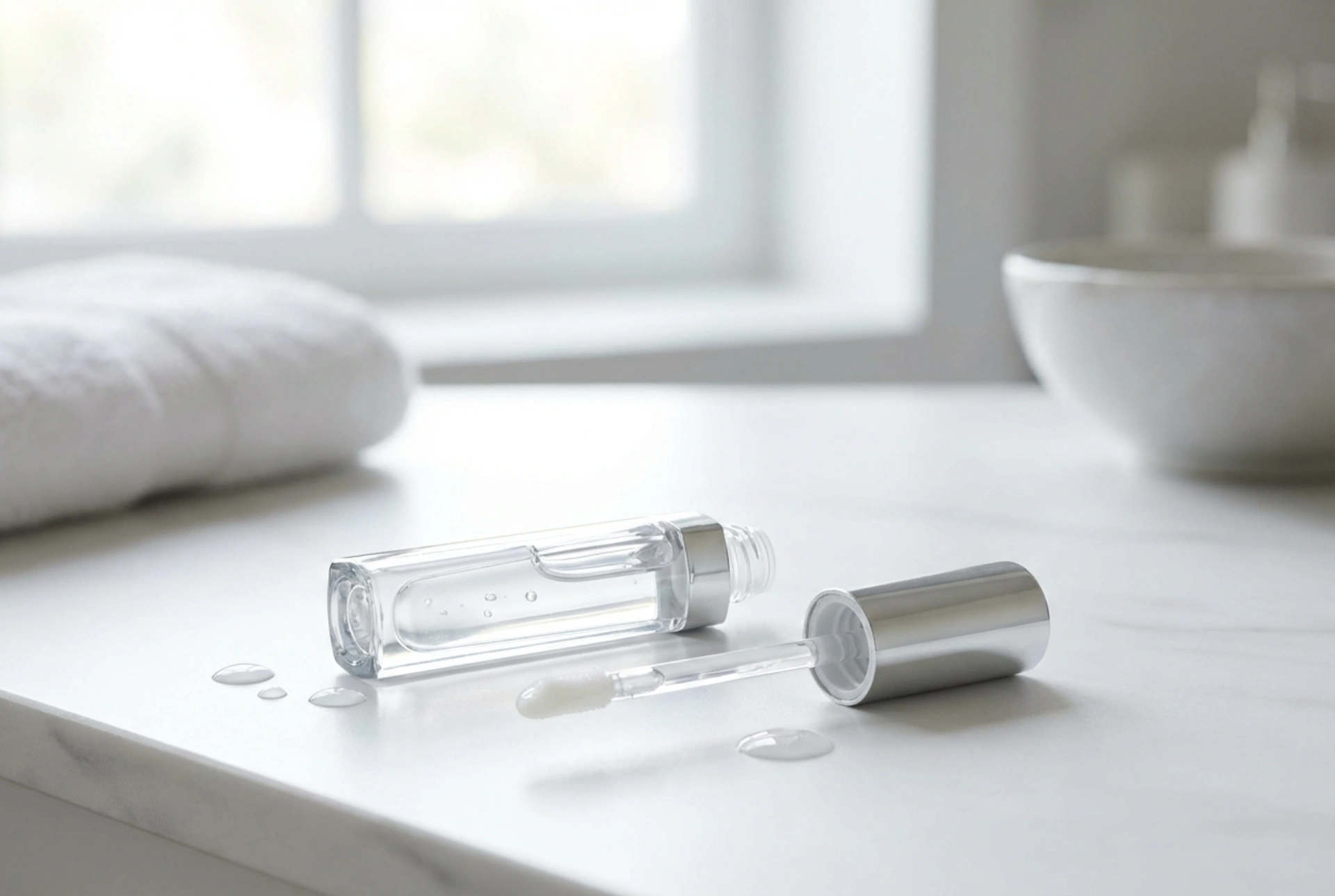 Farbloser Lipgloss: Feuchtigkeit, Glanz und hygienisches Auftragen