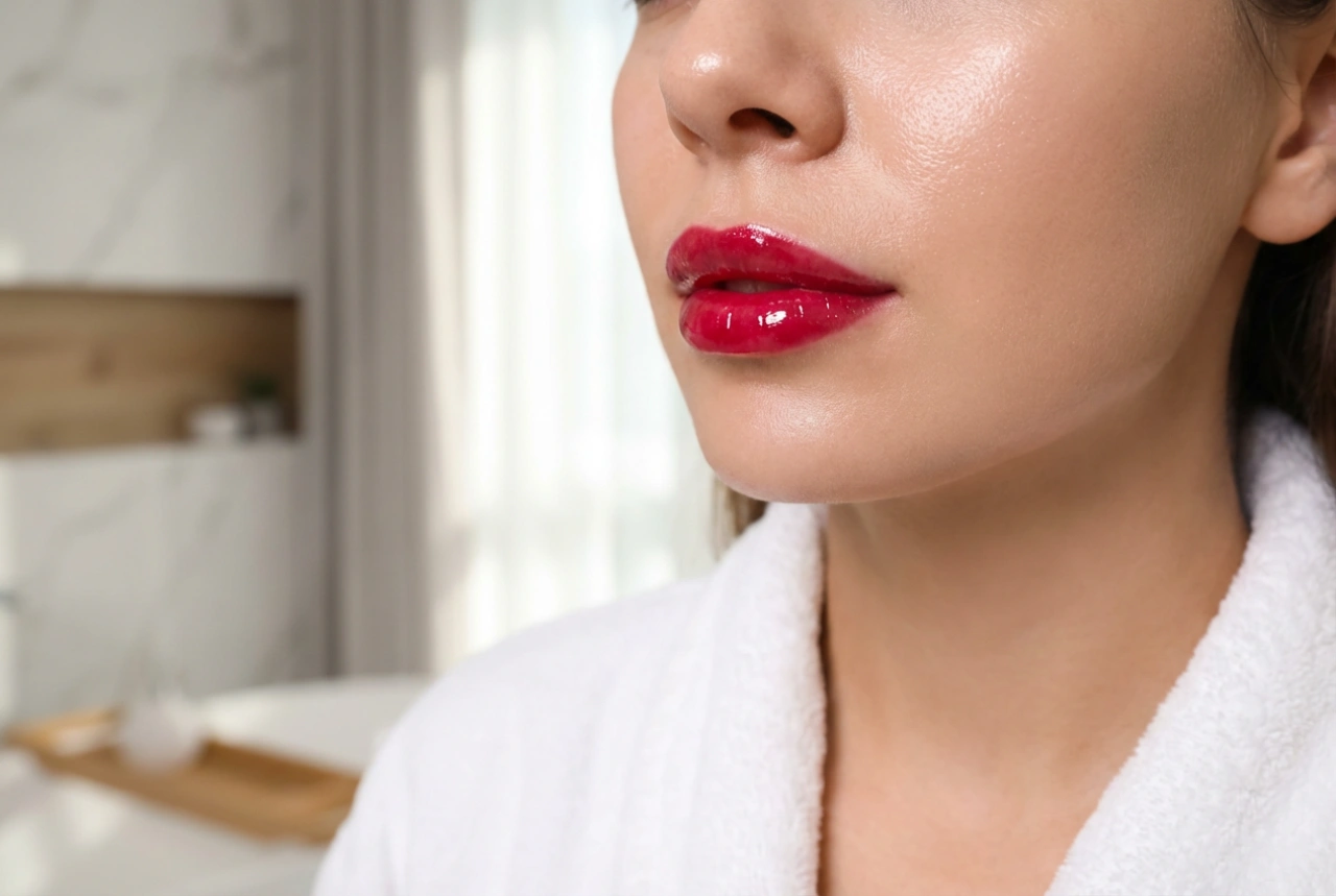 Roter Lipgloss: Strahlende Lippen ohne Konturenstift